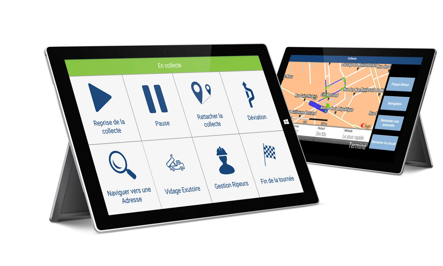 Aperçu de l’application Trackoe : Géonavigation et assistance à la collecte